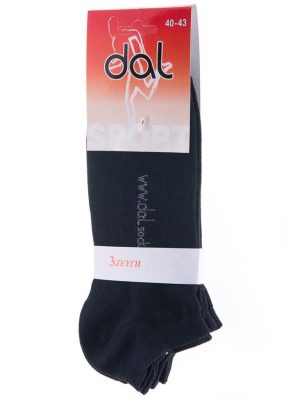 Κάλτσες Σοσόνια dal socks 905 Μαύρο σετ 3 ζευγάρια