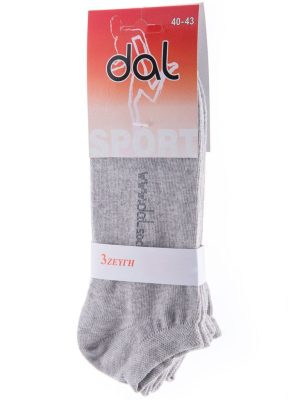 Κάλτσες Σοσόνια dal socks 905 Γκρι σετ 3 ζευγάρια
