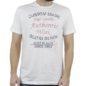 Κοντομάνικη Μπλούζα T-Shirt BLEND 20707408 Λευκό