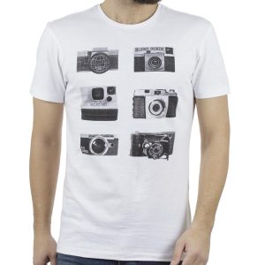 Κοντομάνικη Μπλούζα T-Shirt BLEND 20707449 Λευκό