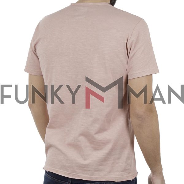 Κοντομάνικη Μπλούζα T-Shirt Cotton4all 19-735 ανοιχτό Ροζ