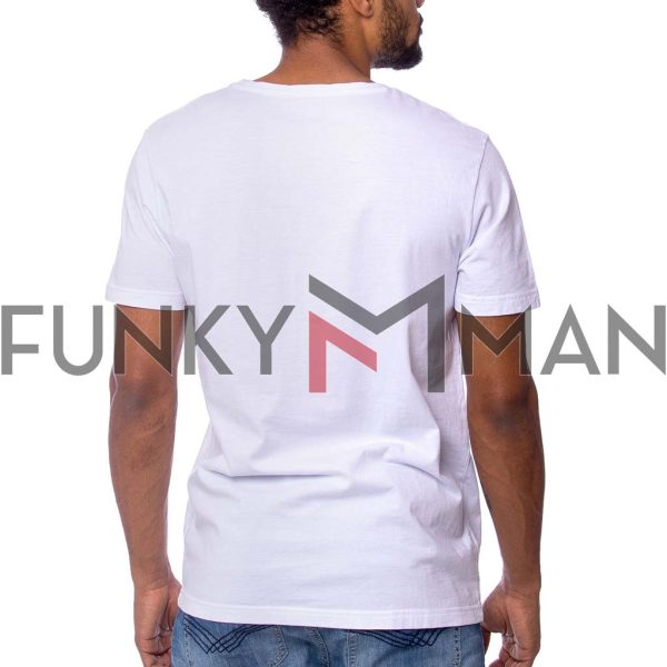 Κοντομάνικη Μπλούζα Single Jersey T-Shirt HEAVY TOOLS MAGER Λευκό