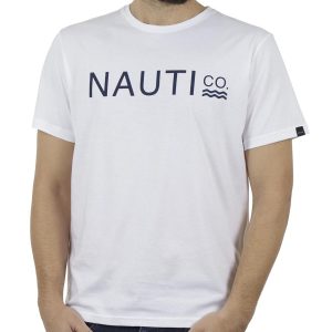 Κοντομάνικη Μπλούζα T-Shirt SNTA SSB-1-3 Λευκό