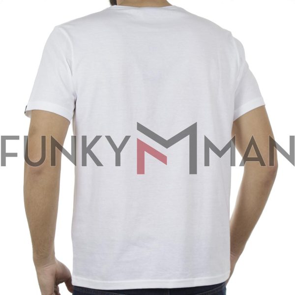 Κοντομάνικη Μπλούζα T-Shirt SNTA SSB-1-3 Λευκό