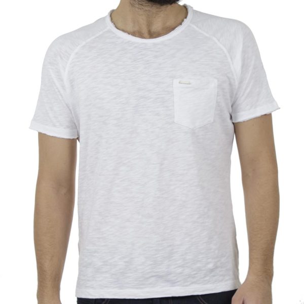 Κοντομάνικη Μπλούζα T-Shirt Back2jeans B9 Λευκό