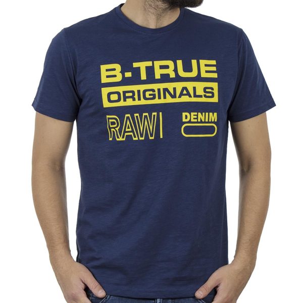 Κοντομάνικη Μπλούζα T-Shirt Cotton4all 19-736 Μπλε