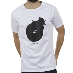 Κοντομάνικη Μπλούζα T-Shirt PONTEROSSO 19-1025 BOOM Λευκό