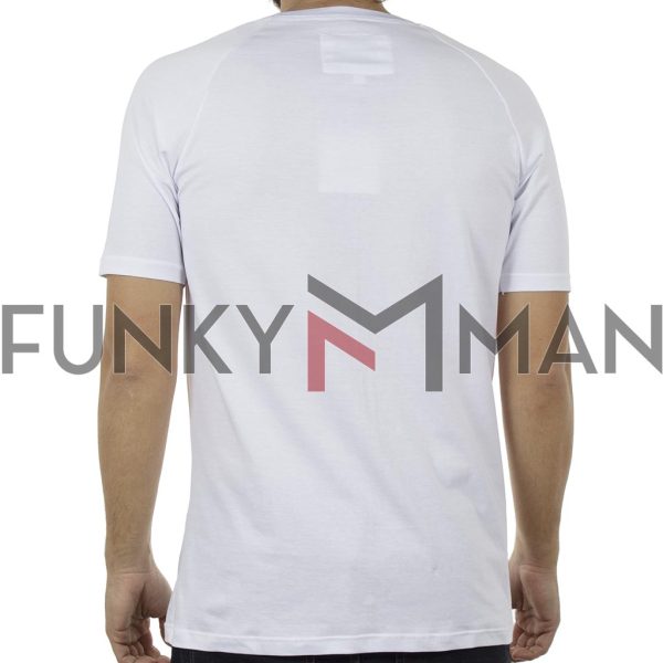Κοντομάνικη Μπλούζα T-Shirt PONTEROSSO 19-1029 WORKOUT Λευκό