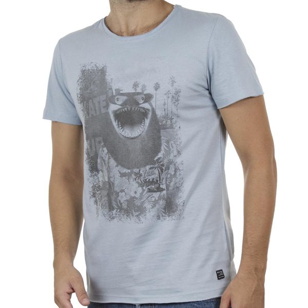 Κοντομάνικη Μπλούζα T-Shirt BLEND 20705334 Σιέλ
