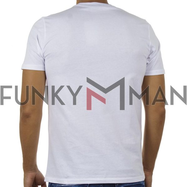 Κοντομάνικη Μπλούζα T-Shirt FREE WAVE 91124 Λευκό