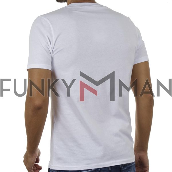 Κοντομάνικη Μπλούζα T-Shirt FREE WAVE 91125 Λευκό