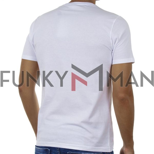 Κοντομάνικη Μπλούζα T-Shirt FREE WAVE 91126 Λευκό