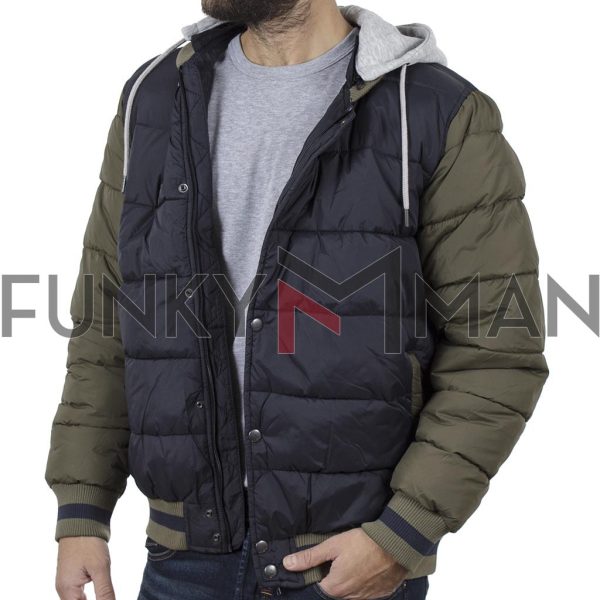 Hooded Puffer Jacket BLEND 20708650 Μπλε