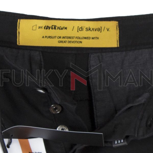 Τζιν Cargo Παντελόνι Slim COVER I0171 MARK SS20 Μαύρο
