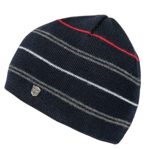 Πλεκτός Ριγέ Σκούφος Knitted Hat HEAVY TOOLS PAMIE Navy