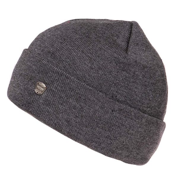 Πλεκτός Σκούφος Knitted Hat HEAVY TOOLS PANEL19 σκούρο Γκρι