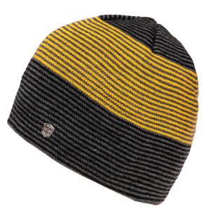 Πλεκτός Ριγέ Σκούφος Knitted Hat HEAVY TOOLS PENJEN Κίτρινο