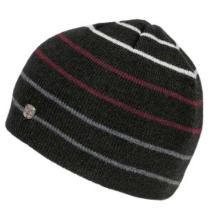 Πλεκτός Ριγέ Σκούφος Knitted Hat HEAVY TOOLS PERSEI Μαύρο