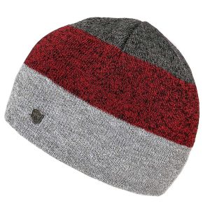 Πλεκτός Ριγέ Σκούφος Knitted Hat HEAVY TOOLS PIRION Βουργουνδί
