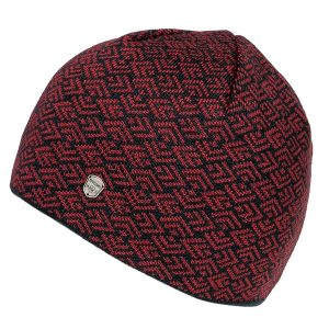 Πλεκτός Σκούφος Knitted Hat HEAVY TOOLS POMMEN Κόκκινο