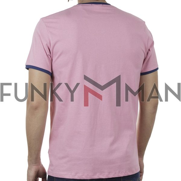 Κοντομάνικη Μπλούζα T-Shirt DOUBLE TS-118 SS20 Ροζ
