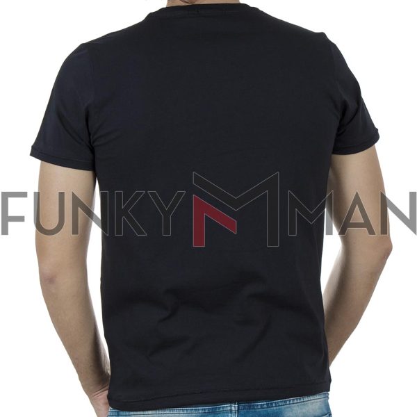 Κοντομάνικη Μπλούζα T-Shirt SCINN ST109 SS20 Μαύρο