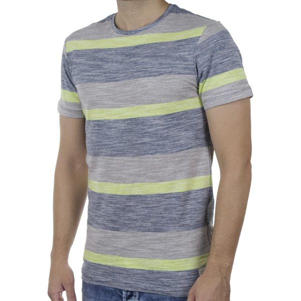 Ριγέ Κοντομάνικη Μπλούζα T-Shirt BLEND 20709769 SS20 Μπλε