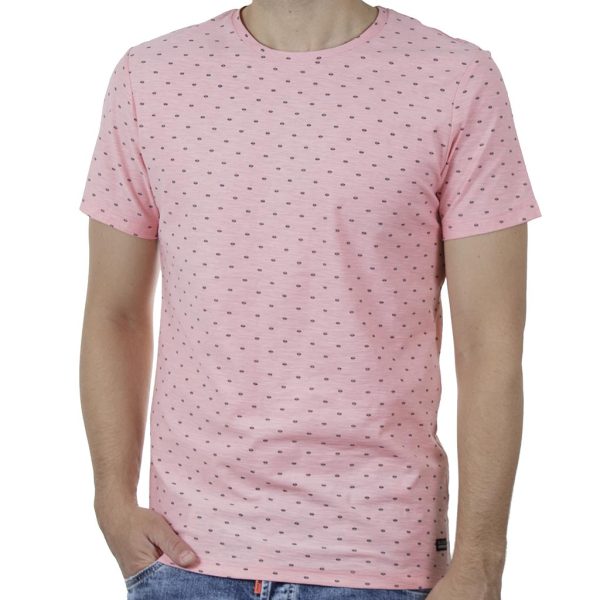 Κοντομάνικη Μπλούζα All Over Print T-Shirt BLEND 20709774 SS20 Ροζ