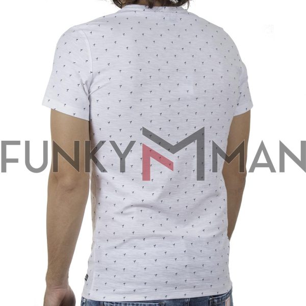 Κοντομάνικη Μπλούζα All Over Print T-Shirt BLEND 20709774 SS20 Λευκό