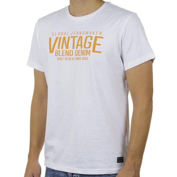 Κοντομάνικη Μπλούζα T-Shirt BLEND 20709800 SS20 Λευκό
