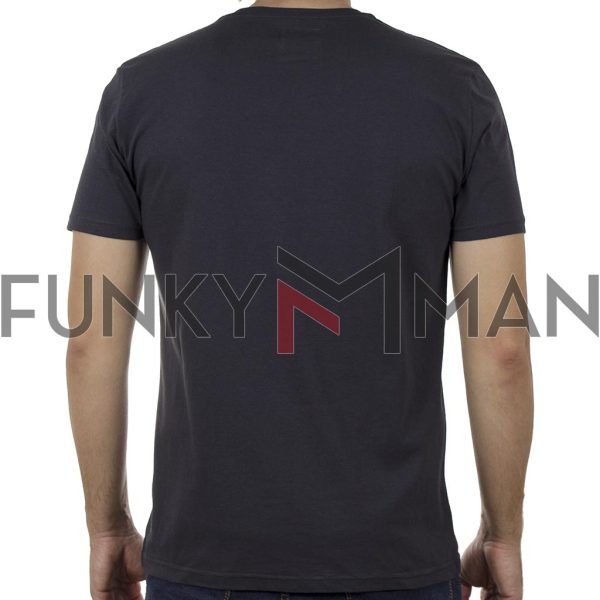 Κοντομάνικη Μπλούζα T-Shirt Cotton4all 20-913 SS20 Ανθρακί