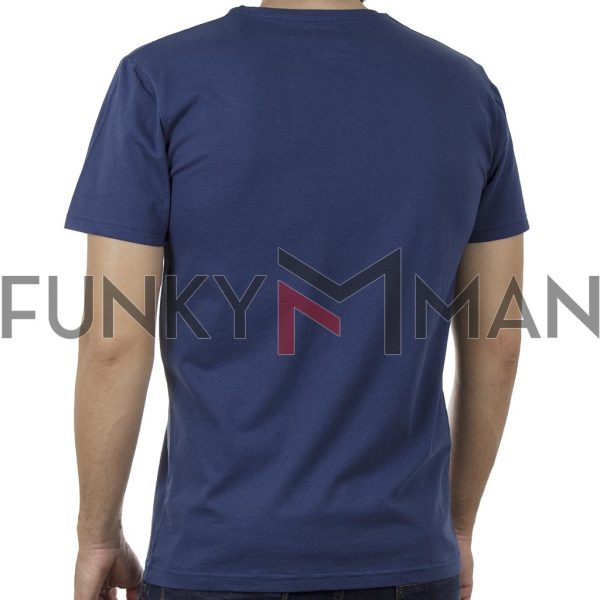 Κοντομάνικη Μπλούζα T-Shirt Cotton4all 20-913 SS20 Μπλε