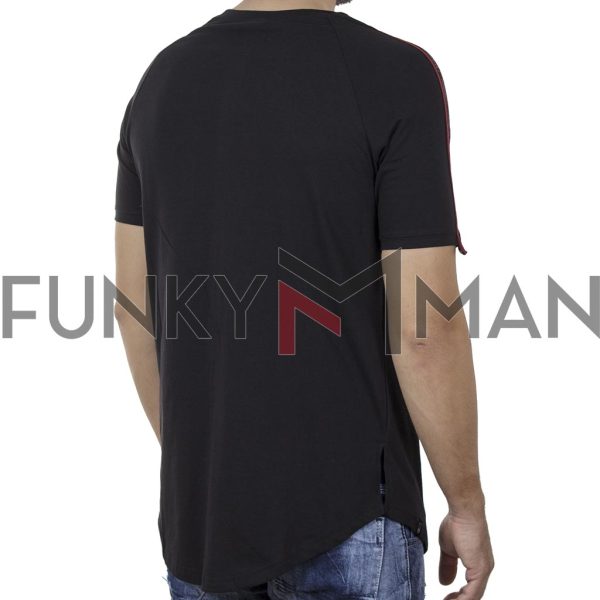 Κοντομάνικο Fashion T-Shirt COVER TOTEM Y905 Μαύρο