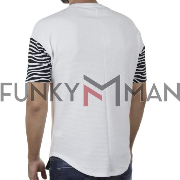 Κοντομάνικο Fashion T-Shirt FREE WAVE 21108 SS20 Λευκό