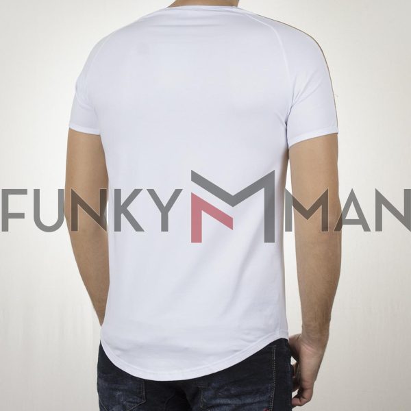 Κοντομάνικο Fashion T-Shirt FREE WAVE 21111 SS20 Λευκό