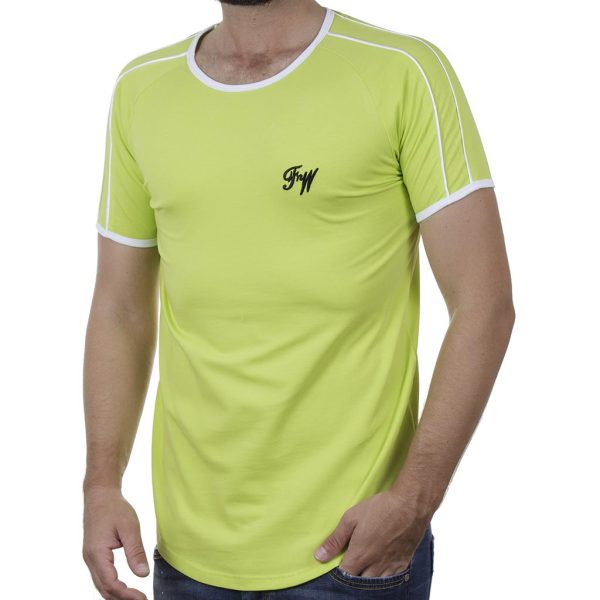 Κοντομάνικο Fashion T-Shirt FREE WAVE 21115 SS20 ανοιχτό Πράσινο