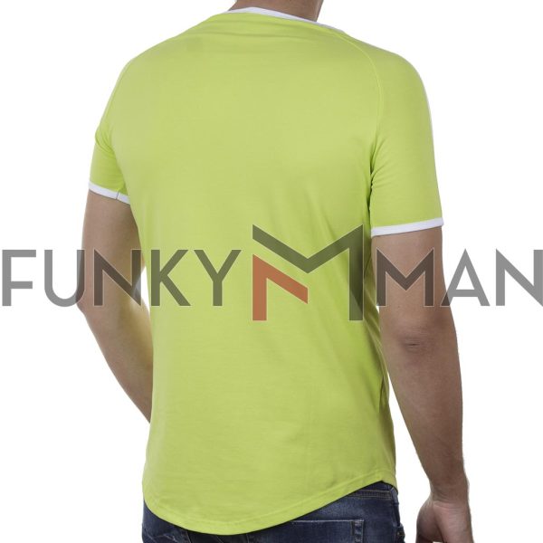 Κοντομάνικο Fashion T-Shirt FREE WAVE 21115 SS20 ανοιχτό Πράσινο