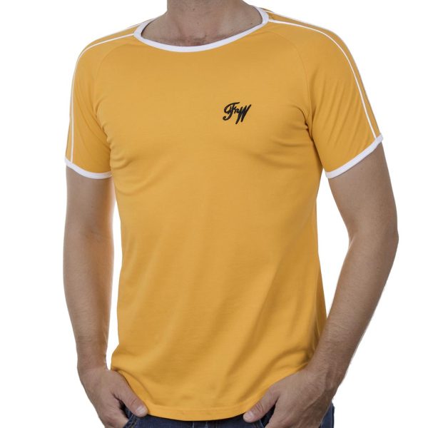 Κοντομάνικο Fashion T-Shirt FREE WAVE 21115 SS20 Πορτοκαλί
