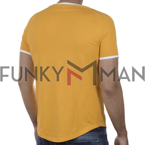 Κοντομάνικο Fashion T-Shirt FREE WAVE 21115 SS20 Πορτοκαλί