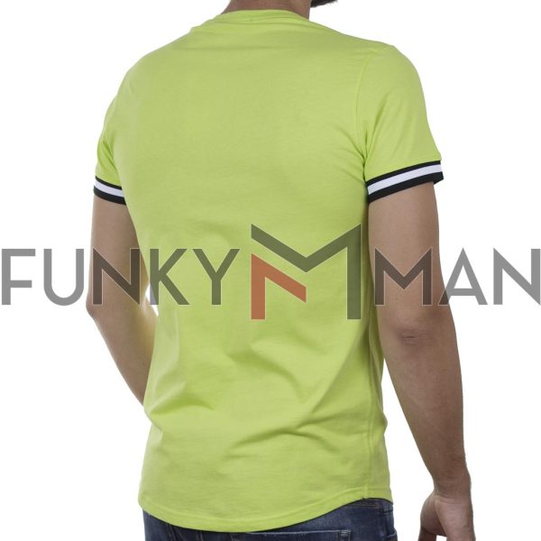 Κοντομάνικο Fashion T-Shirt FREE WAVE 21116 SS20 ανοιχτό Πράσινο
