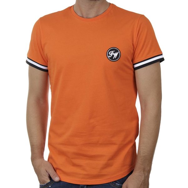 Κοντομάνικο Fashion T-Shirt FREE WAVE 21116 SS20 Πορτοκαλί