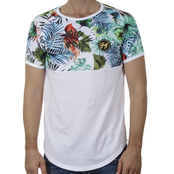 Κοντομάνικο Fashion T-Shirt FREE WAVE 21123 SS20 Λευκό