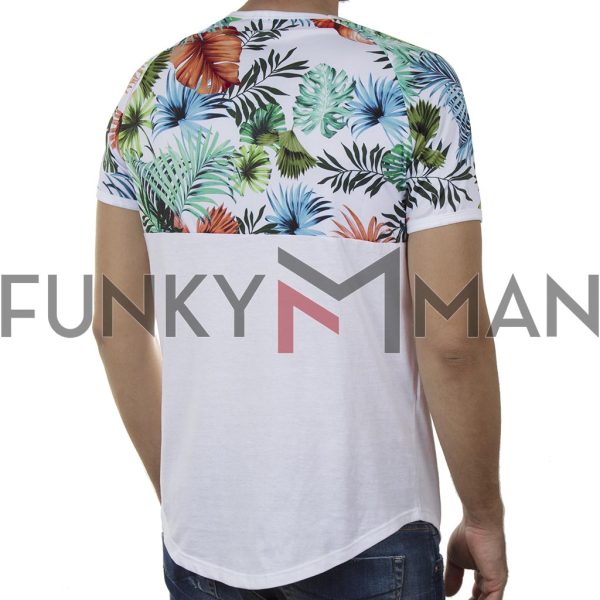 Κοντομάνικο Fashion T-Shirt FREE WAVE 21123 SS20 Λευκό