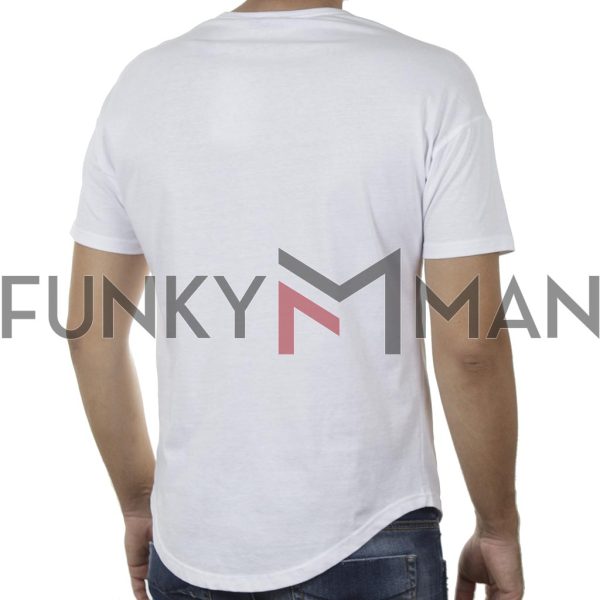 Κοντομάνικο Fashion T-Shirt FREE WAVE 21124 SS20 Λευκό