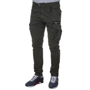 Cargo Παντελόνι Back2jeans M12 FW20 ARMY Χακί