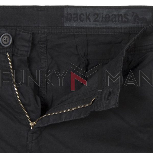 Cargo Παντελόνι Back2jeans M23 FW20 ARMY Ανθρακί