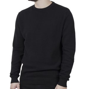 Πλεκτό Special Yarn Sweater DOUBLE KNIT-41 FW20 Μαύρο