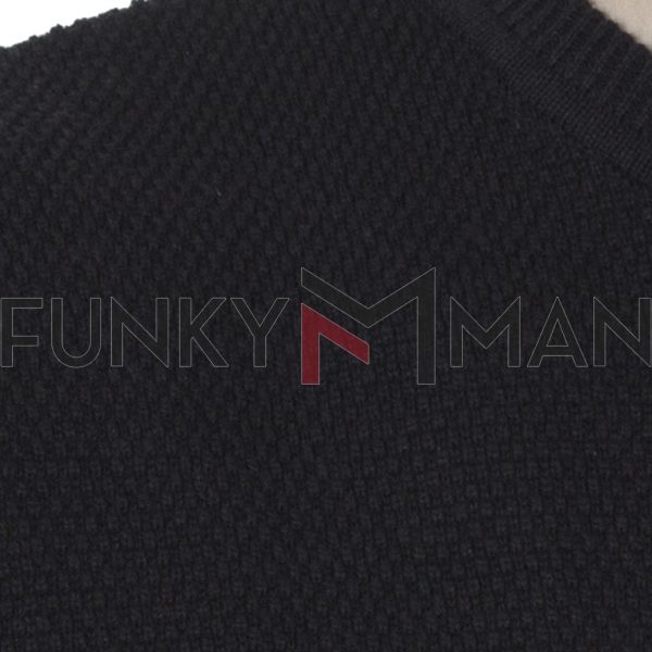 Πλεκτό Special Yarn Sweater DOUBLE KNIT-41 FW20 Μαύρο