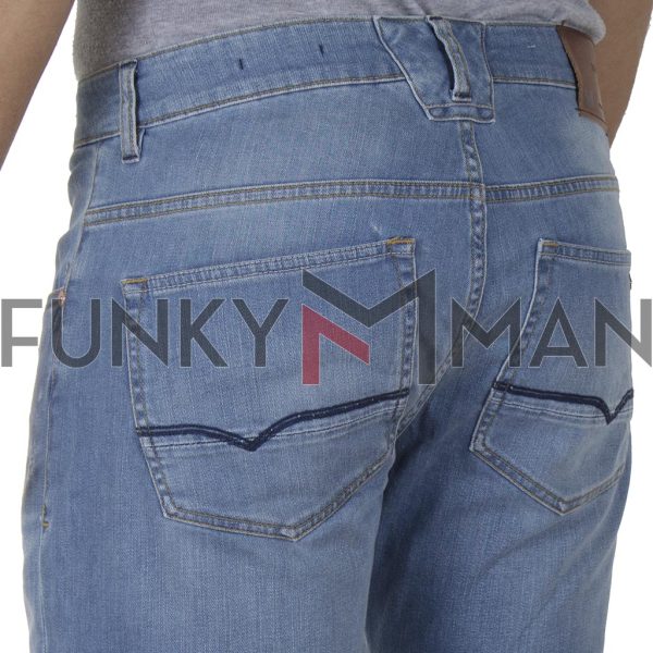 Τζιν Παντελόνι Slim Fit SCINN Jeans ELTON LD SS20 ανοιχτό Μπλε