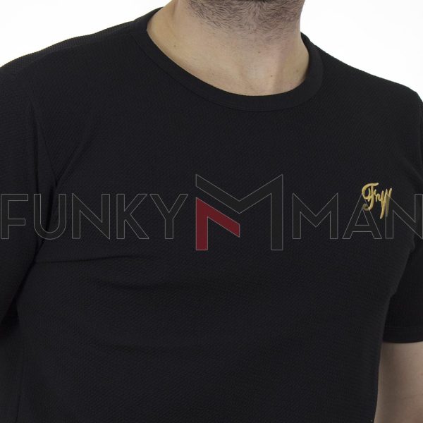 Κοντομάνικο Fashion T-Shirt FREE WAVE 22105 Μαύρο